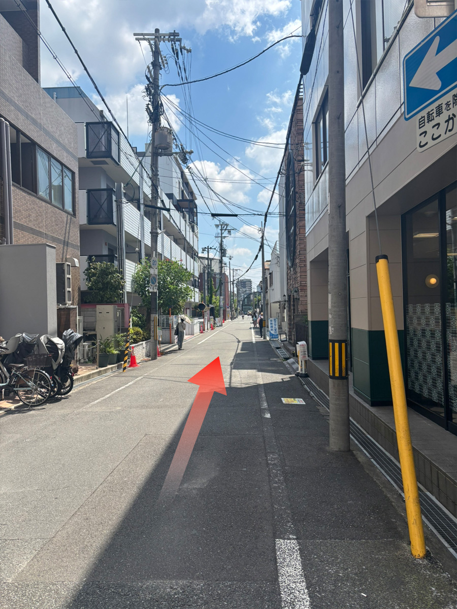高槻駅からの順路